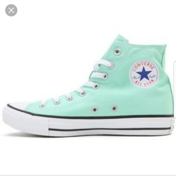 converse mint high tops converse mint high tops